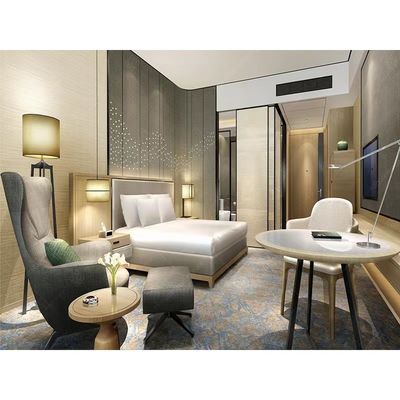 kopen Van het het Hotelmeubilair van de sterluxe van het de Stofferings Houten Hotel ODM van het de Slaapkamerbed OEM online manufacture