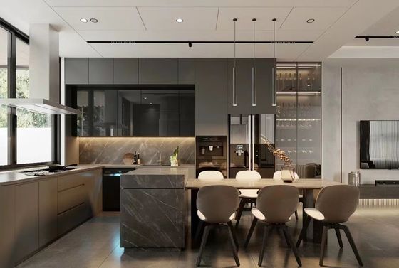 kopen Van het het Hotel Moderne Restaurant van de douane de Marmeren Eettafel Vastgestelde Plaatsing van Banquette online manufacture