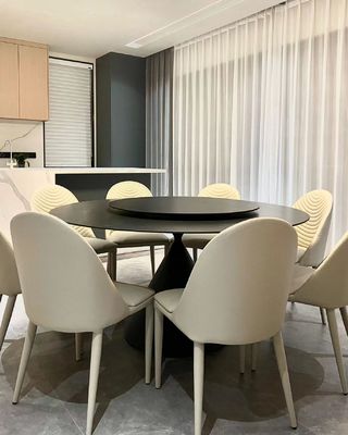 kopen Creatieve Rotsplaat	Stoelen van de het Meubilair de Roterende Rondetafel van het luxehotel online manufacture