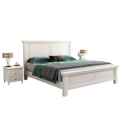 kopen De witte Blauwe Moderne van de het Meubilairdouane van de Hotelslaapkamer Koning Size Beds online manufacture