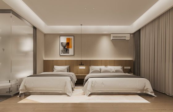 kopen Internationaal hotelkamermeubilair met houten afwerking online manufacture