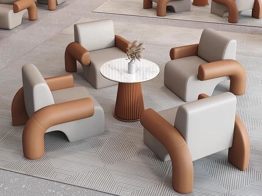 kopen Vijfsterren hotel lobby meubels onderhandelen bank tafel en stoel combinatie online manufacture