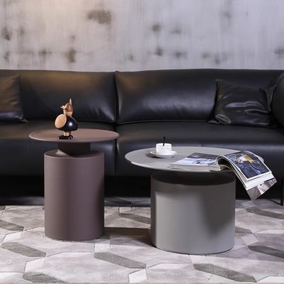 kopen Vijfsterrenhotel Modern Carbon Steel Art Ronde Hoek Tafel Gastenkamer Naast de bed online manufacture