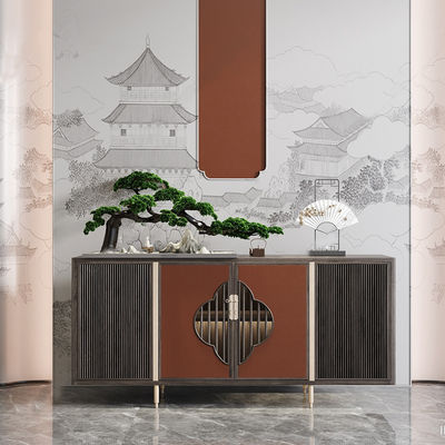 kopen Hotel Solid Wood Deluxe Sideboard Op maat gemaakte Sideboard opslagkast online manufacture
