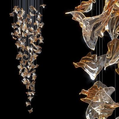 kopen DALI Dimming Hangers Elegante Acryl Design Plafondverlichting Voor Moderne Hotel online manufacture