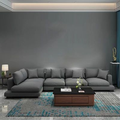 De commerciële Reeks van Sofa Fabric Latex Hotel Sofa van de Villa Noordse Stof