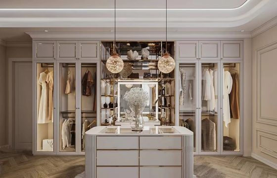 De stevige Houten Hotelzaal Garderobe van de de Douaneschuifdeur van de Kabinettenluxe
