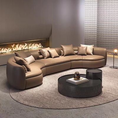 De gebogen Bank van Hoek Semi Cirkelsofa combination hotel lobby