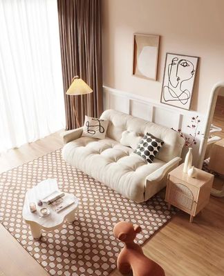 Comfortabele Stoffendouane Sofa Bed Hotel Living Room Sofa Bed