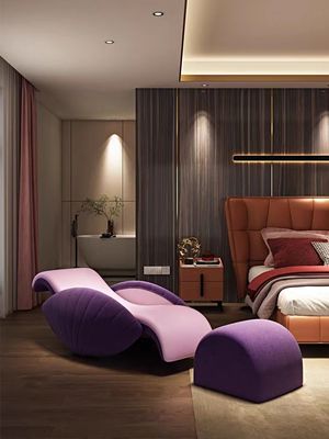 Slaapkamer Shell Lazy Rocking Chair van Sofa Chair Beauty Chair Hotel van de hotel de Hoofdslaapkamer
