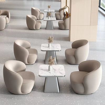 4 Seater-de Zaal van de het Hotelhal van de Luxekoffietafel Reeksen Aangepaste Stof