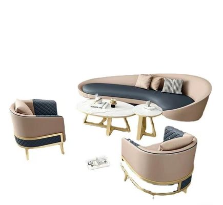 Hotelrestaurant Modern Gebogen Sectioneel Sofa Custom