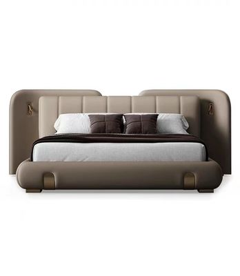 Van het de Luxebed van het douaneleer Meester 1,8 de EIKEN Koning Bed van de PIJNBOOMslaapkamer