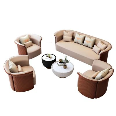 Het Bureau die van de clubgast Sofa Luxury Hotel Lobby Round-Bank wachten
