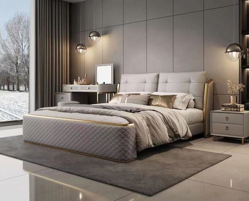 Van de de Slaapkamer Vastgestelde Douane van het luxehotel het Hotelzaal Koning Size Bed