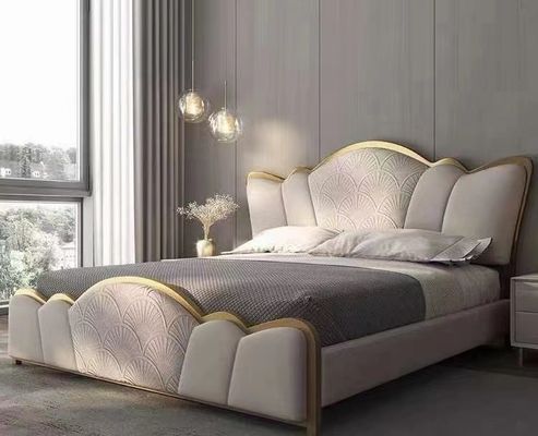 Het luxueuze Meubilair Stevige Houten Koning Size Beds van de Hotelslaapkamer