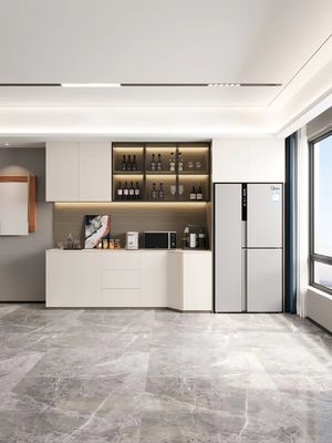 Het geïntegreerde Muur Ingebedde kabinet van het het bureaubuffet van het Ijskastkabinet