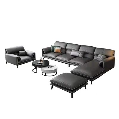 Hoek L-vormig Sofa Hotel Home Modern van de luxe de Noordse Doek