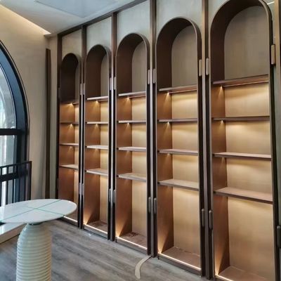 De moderne de Zaal van het Roestvrij staalhotel Zaal van het Kabinettendouane Geïntegreerde Vormende Hotel