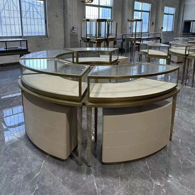 De Vertoningsshowcase van douane Moderne Juwelen om Tegen Hoogste Kabinet