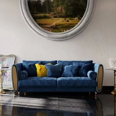 Zaal van Sofa With Seating For Hotel van het fluweeltoevluchtsoord de Comfortabele Luxueuze Luie