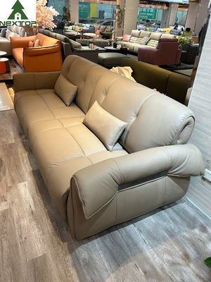 Leer Groene Combinatie Sofa High Density voor Woonkamer