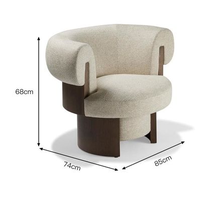 Stoel van de de Stoffenvrije tijd van flat de Stevige Houten Sofa Living Room Creative Single