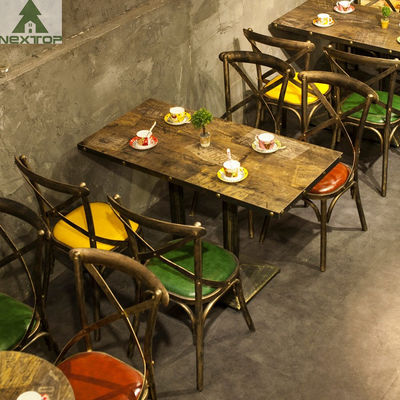 Grote Retro van de het Restaurantstoel van de Metaalkoffie de Barwinkel van Sofa Set Economic Industrial Hotel