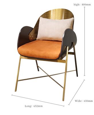 Goede prijs Creatieve Douaneroestvrij staal het Dineren Stoel voor de Bureaubouw online