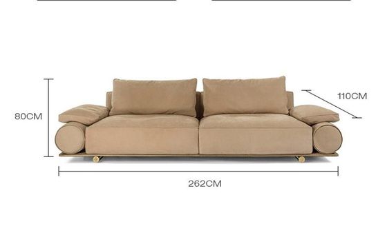 De Italiaanse Visionnaire-Stof Sofa Environmentally Friendly van de Villawoonkamer