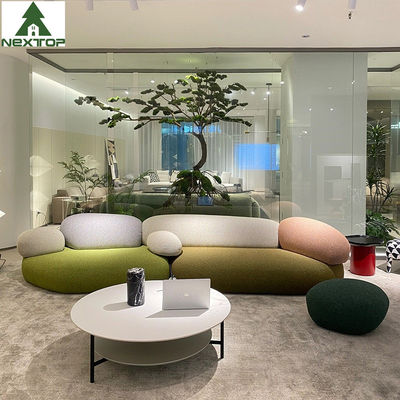 Van de Stoffensofa set combination living room van het keiontwerp de Bank van de de Halkiezelsteen