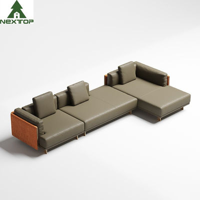 De Italiaanse Moderne l-Woonkamer van Sofa Set Furniture For Lobby van de Vormhoek