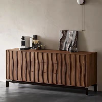Black Walnut High End opslagkast Eetkamer Sideboard Antieke vintage stijl