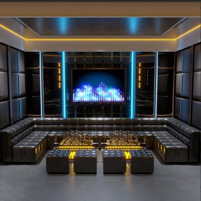 Hoogwaardige Multi Function Bar Hotel Koffietafel Met Zwarte Sofa Set