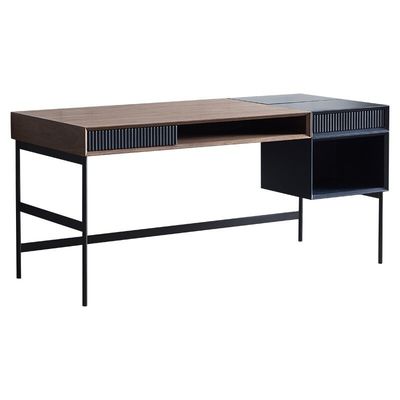 Walnut Study Computer Desk Met Stoel Set Voor Hotel Study Home Office