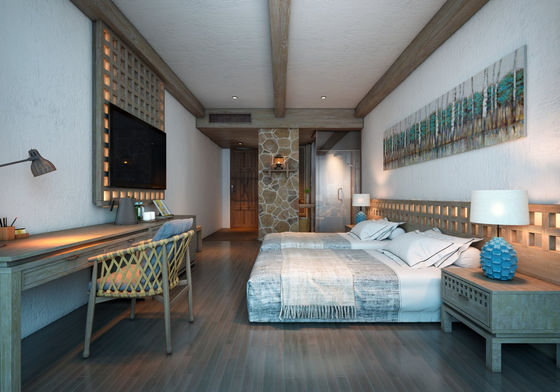 Commerciële Luxe Hotel Suite Houten slaapkamermeubilair op maat