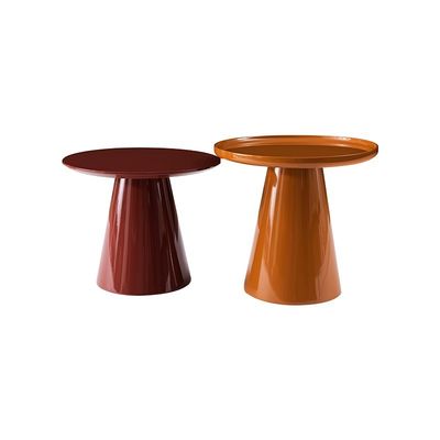 Moderne bank zijde tafel kunst kleur glasvezel bed zijde tafel