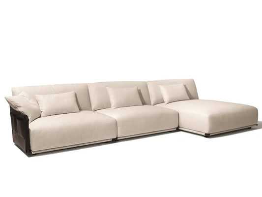 Versatile grote L-vormige bank Hotel Casual Waiting Multifunctionele sociale bank