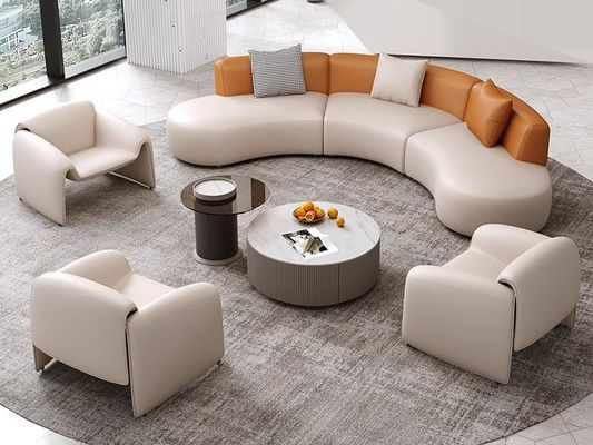 Luxe hotel lobby receptie en onderhandeling stand bank tafel en stoel set