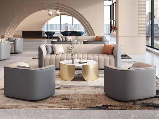 Aanpasbare grootte luxe hotel lobby stand bank onderhandeling tafel en stoelen