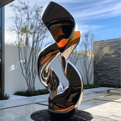 Moderne metalen kunstbeelden voor hotels